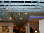 Holzrasterdecke